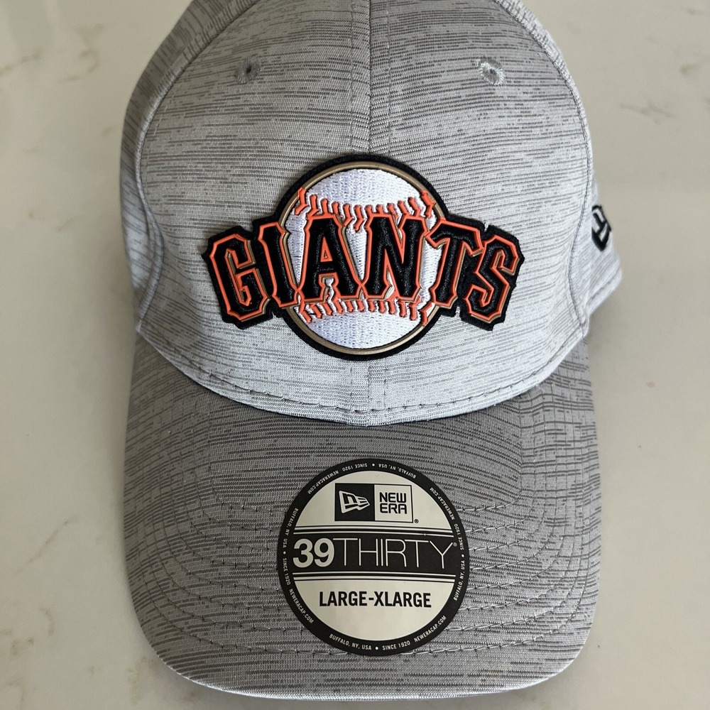 San Francisco Giants New Era‎ Clubhouse 39Thirty Large Xlarge L/XL  Cap Hat Gray